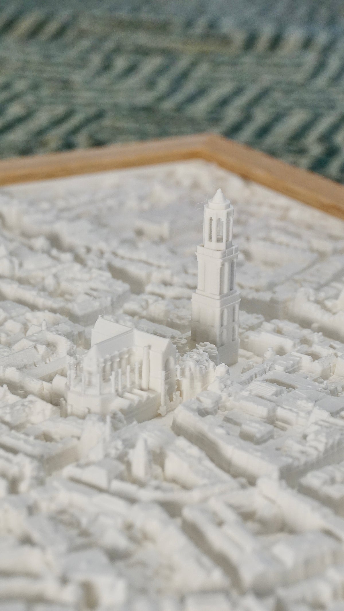 Utrecht | Dom Tower | 3D Map with frame