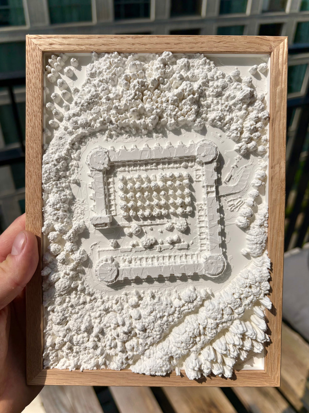 Personalized 3D map | Includes frame | Choose your own location
