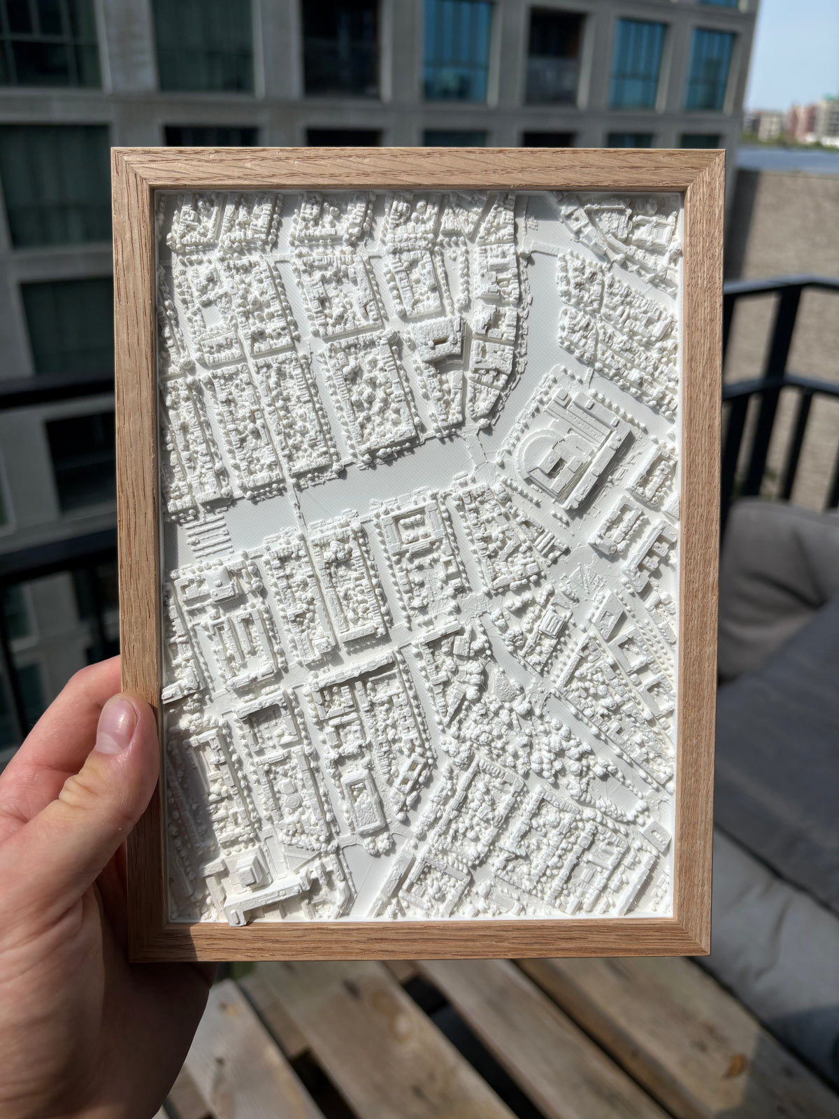 Personalized 3D map | Includes frame | Choose your own location
